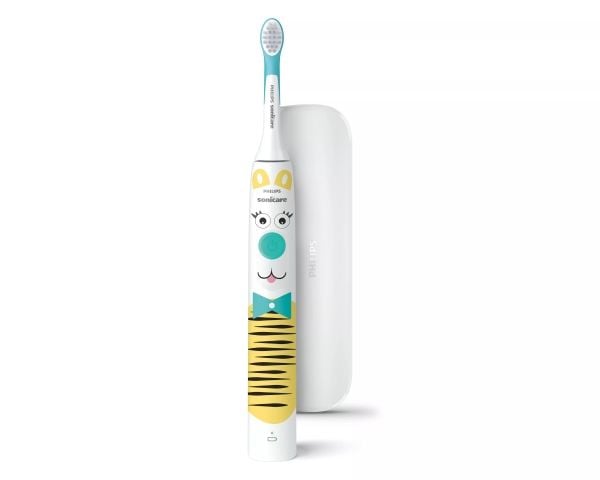 Philips For Kids Design a Pet Edition HX3603/01 Elektrisk tannbørste, Barn, Sonik tannbørste, Daglig stell, Flerfarget, 2 min, 4 x 30 sec, Ergonomisk