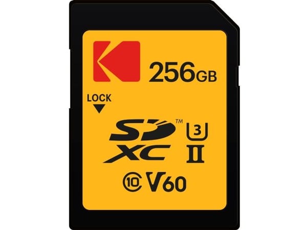 Kodak SD 256 GB UHS-II U3 V60 Ultra Pro
