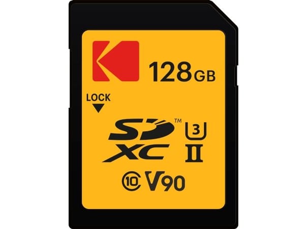 Kodak SD 128GB UHS-II U3 V90 Ultra Pro