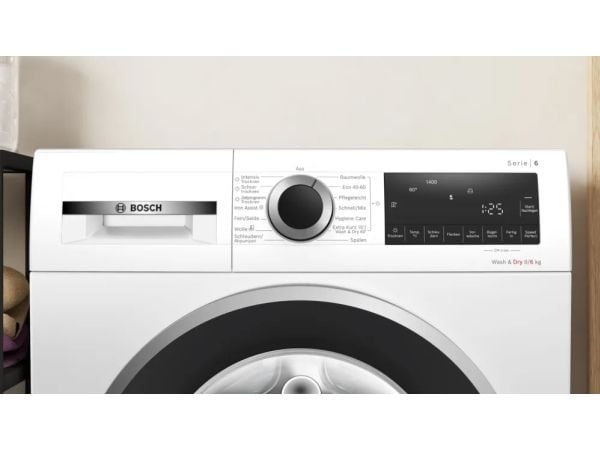 Bosch - Vaskemaskin/tørker - høyde: 85 cm - frontileggelse - 9 kg - 1400 rpm