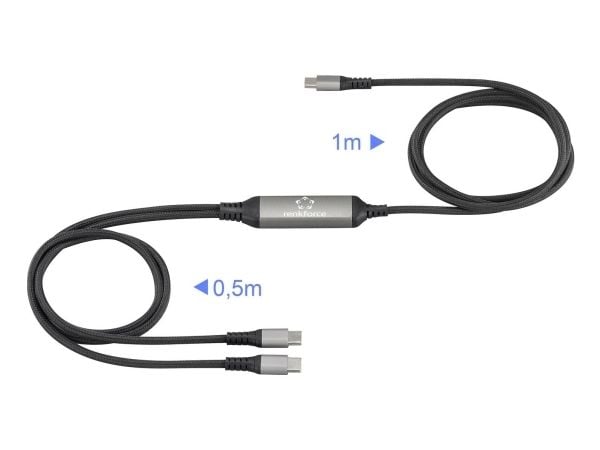 Renkforce USB-kaapeli USB 2.0 USB-C® stik 1.50 m Lajittelu RF-6721084