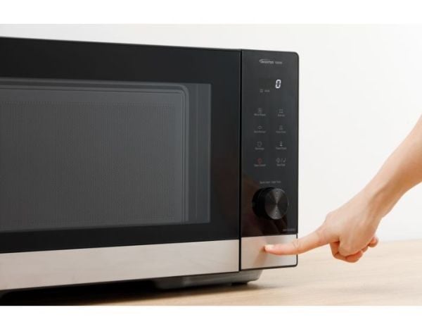 Panasonic NN-SD38QSEPG, Bänkdiskmaskin, Enbart mikrovågsugn, 29 l, 1000 W, Inbyggd display, LCD