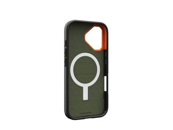 Urban Armor Gear 114547117297, Etui, Apple, iPhone 17, 16 cm (6.3"), Oliven, Oransje