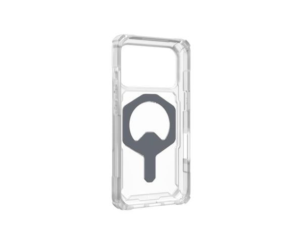 Urban Armor Gear 114527114G36, Suojus, Apple, iPhone 17 Pro, 16 cm (6.3"), Titaani, Läpinäkyvä
