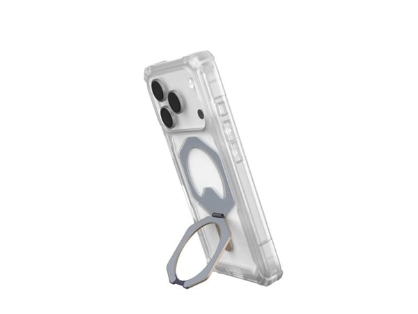 Urban Armor Gear 114527114G36, Suojus, Apple, iPhone 17 Pro, 16 cm (6.3"), Titaani, Läpinäkyvä