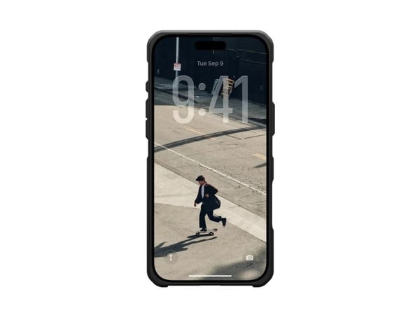 Urban Armor Gear 114518113955, Etui, Apple, iPhone 17 Pro Max, 17,5 cm (6.9"), Svart, Blå