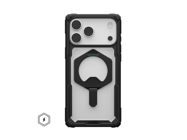 Urban Armor Gear 11452811404G, Etui, Apple, iPhone 17 Pro Max, 17,5 cm (6.9"), Svart, Gjennomsiktig