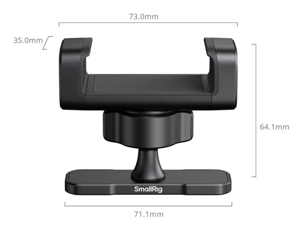 SmallRig 5582, Mobiltelefon/smarttelefon, Passiv holder, Innendørs, Sort