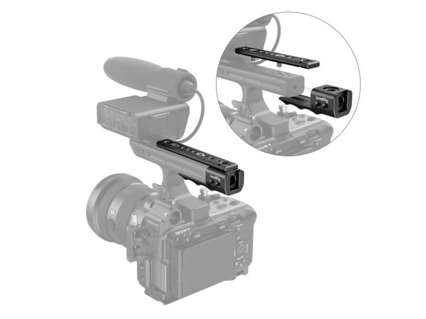 SmallRig MD3490, Adapter for håndtaksforlengelse, Sort, Aluminium, 1/4, 3/8", China, Sony FX30 / FX3 XLR Handle