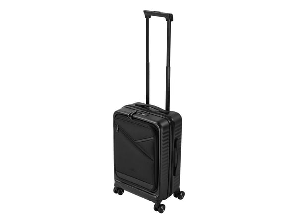 Rivacase Clark, Tralle, Hard overflate, Svart, Kabin, 4 hjul, Spinnehjul