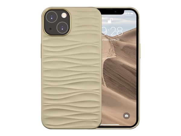 dbramante1928 Dune - Baksidedeksel for mobiltelefon - 100 % resirkulert plast - sand - for Apple iPhone 13, 14, 15, 16e, 17e