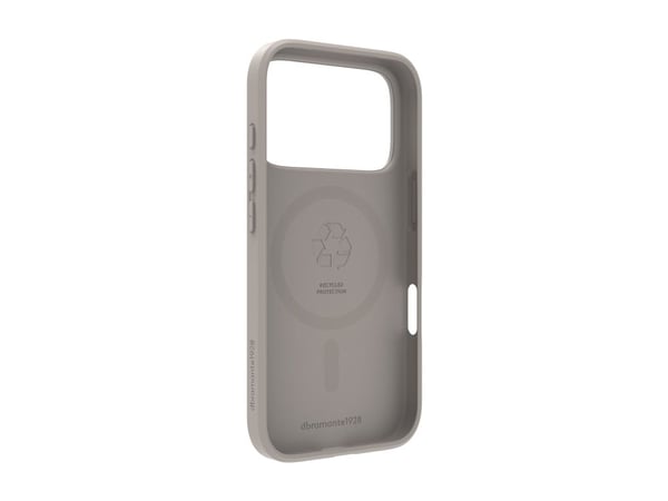 dbramante1928 Greenland Pro - Baksidedeksel for mobiltelefon - MagSafe-samsvar - plastikk - sandstein - for Apple iPhone 17 Pro