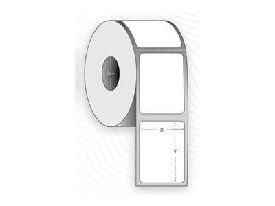 Capture - Permanet adhesiv - ubelagt - hvit - 102 x 192 mm 5000 etikett(er) (2 rull(er) x 2500 boks - merkelapper