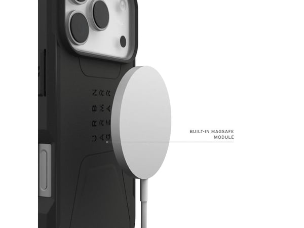 Urban Armor Gear 114545114040, Etui, Apple, iPhone 17 Pro, 16 cm (6.3"), Svart
