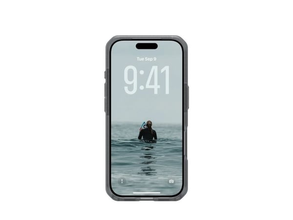 UAG Dot MagSafe - MagSafe-yhteensopiva kotelo iPhone 17 Pro -puhelimelle (tuhka)