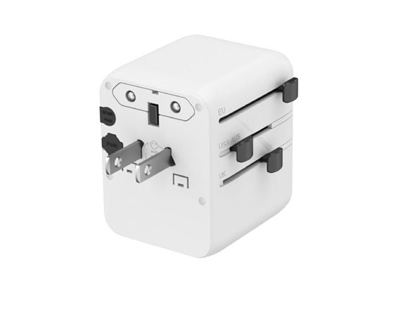 GEMBIRD Universal Travel Adapter 20W valkoinen