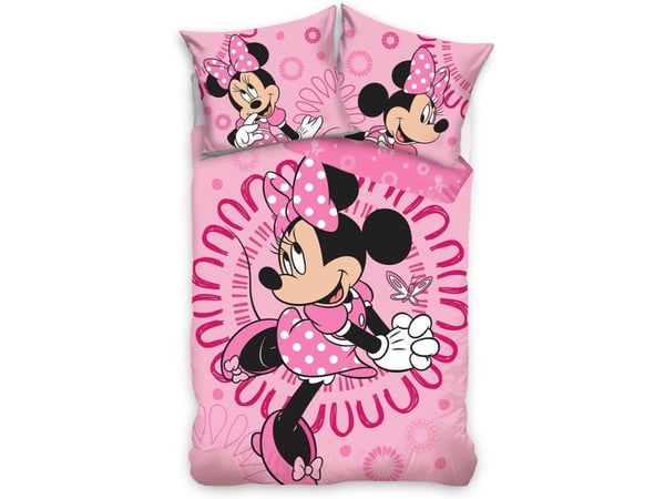 Disney Minnie Mouse sengetøy - 100 % bomull