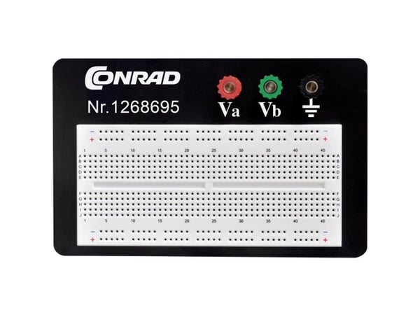 Conrad Components 0165-40-1-3301B breadboard – antall poler 610 – 114.3 x 186.2 x 8.4 mm