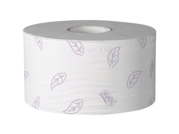 Toiletpapir Tork T2 Mini Jumbo Extra Soft Premium 3-lags hvid 120m - (12 ruller pr. karton)