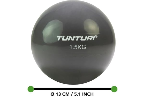 Tunturi 14TUSCL400, Antrasitt, Full-size, Vinyl, 12 cm, 1,5 kg