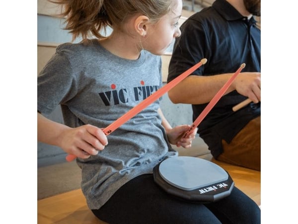 Vic Firth KIDSPINK, Trommestikker, Tre, Rosa, Hickory, Maling, Tre