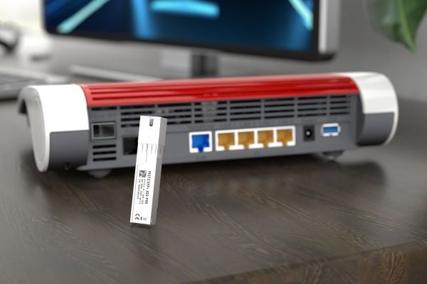 AVM FRITZ!SFP - SFP (mini-GBIC) lähetin-vastaanotinmoduuli - 10GbE, XGS-PON - yli kuituoptikon - 1270 (TX) / 1577 (RX) nm