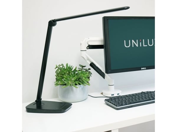 Pöytävalaisin Unilux TWISTLED LED musta EU