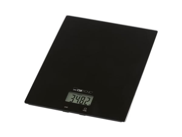 Clatronic KW 3820, Elektronisk köksvåg, 5 kg, 1 g, Svart, Glas, Glas Clatronic KW 3820, Elektronisk köksvåg, 5 kg, 1 g, Svart, Glas, Glas