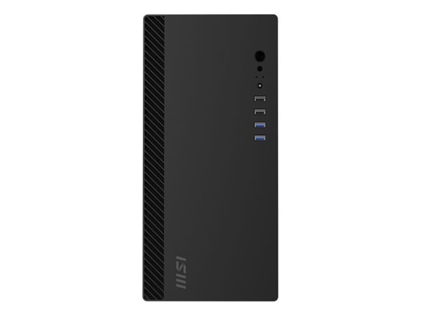 MSI PRO SHIELD M100P, Midi Tower, PC, musta, mikro ATX, Mini-ITX, 14 cm, 27,5 cm