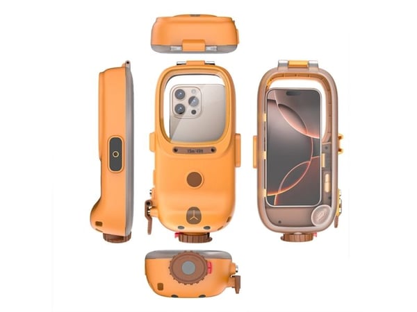 4smarts 541606, Etui, Alle merker, 17,8 cm (7"), Brun, Oransje