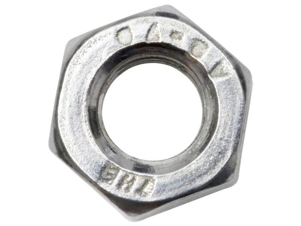 SWG 322567 seksskruemuttere M5 DIN 934 rustfritt stål A2, 100 stk