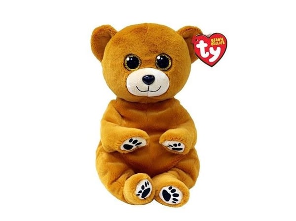 TY Inc. gosedjur TY Beanie Bellies DUNCAN brun 24 cm 43206