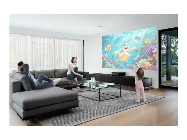 Epson Lifestudio Grand EH-LS670B - 3 LCD-projektor - 3600 lumen - 1920 x 1080 x 2 - 16:9 - 802.11a/b/g/n/ac wireless / Bluetooth - metallisk sort
