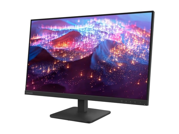 Lenovo L27-4e - LED-skjerm - 1920 x 1080 Full HD (1080p) @ 100 Hz - IPS - 300 cd/m² - 1500:1 - 4 ms - HDMI, VGA - ravnsort