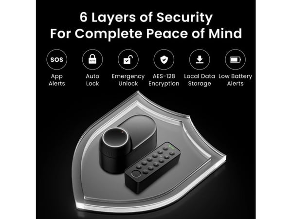 SwitchBot Lock Ultra-paket inkl. Hub Mini Matter och Keypad Touch