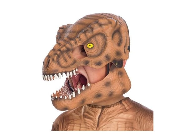 T-rex-mask, barn