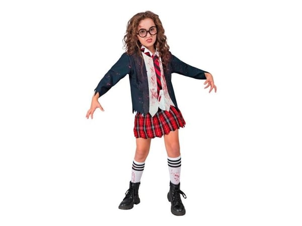 Zombie koulutyttö puku