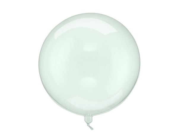 PartyDeco ORB16-1-012, Lekeballong, Folie, Grønn, Gjennomsiktig, Monokromatisk, Universell, Rund