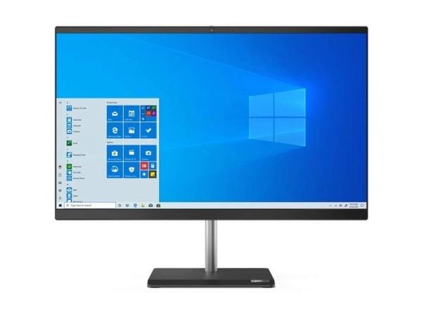 Brukt/renoveret 24" Lenovo V50a-24IMB all-in-one PC - Intel i7 10700T 2.0GHz, 512GB NVMe, 16GB, Win11 Pro - Kategori: Grade B