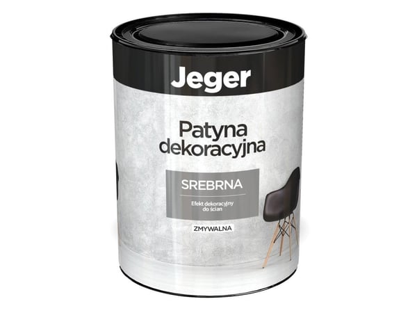 Maling dekor Jeger Patine Sølv 0.75L