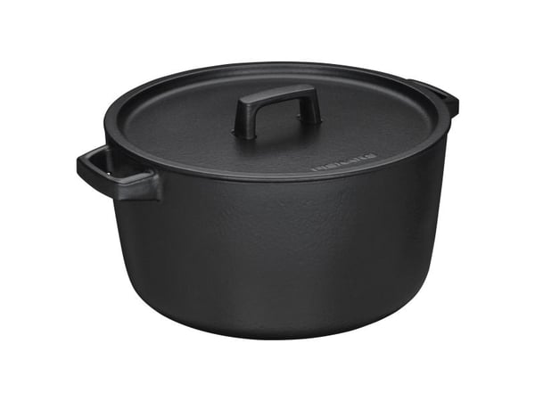 Gryta med lock Folken 6 L emaljerad