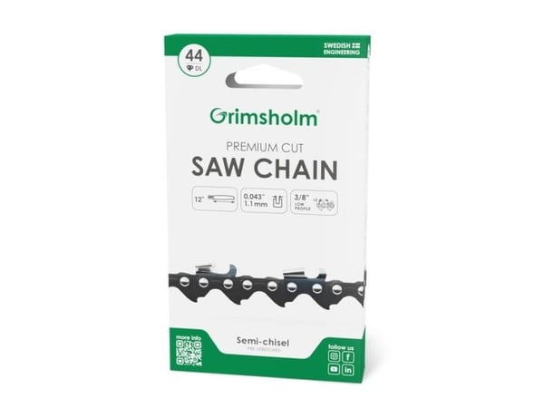 Grimsholm sagkjede Premium 44 DL 3/8 .043/1.1mm