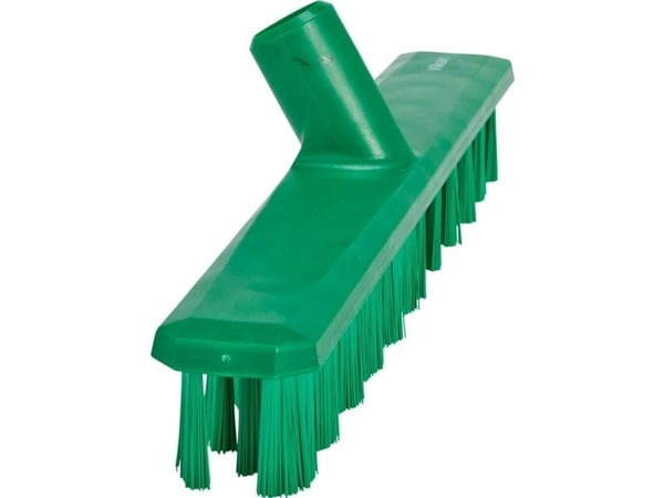 Gulvskrubbe, Vikan, 5x40x7,5cm, grøn, glas/polyester/PP, 40 cm, stiv