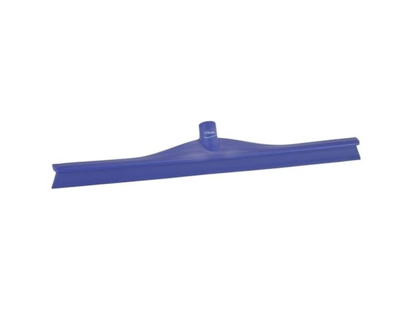 Gulvskraber, Vikan, 60x8x9,5cm, lilla, TPE gummi/PP, 60 cm, med enkeltblad