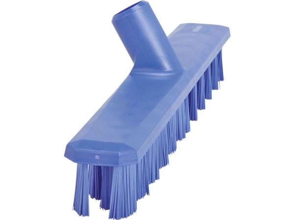 Gulvskrubbe, Vikan, 5x40x7,5cm, lilla, glas/polyester/PP, 40 cm, stiv