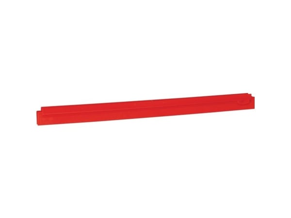 Utbyteskassett för golvskrapa, Vikan, 60x2,5x4,5 cm, röd, PP/TPE
