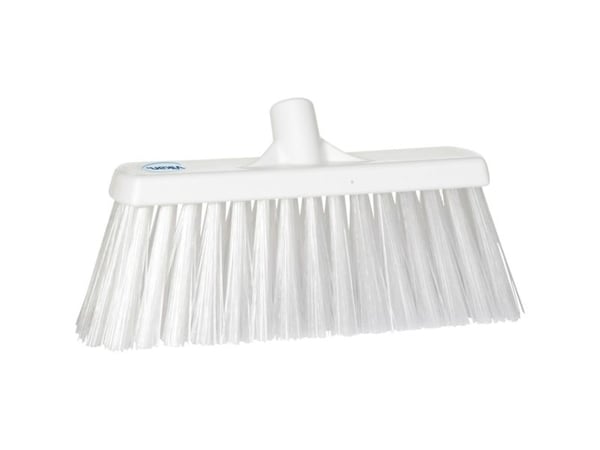 Sopborste Vikan vit, polyester/PP/rostfritt stål, 33 cm