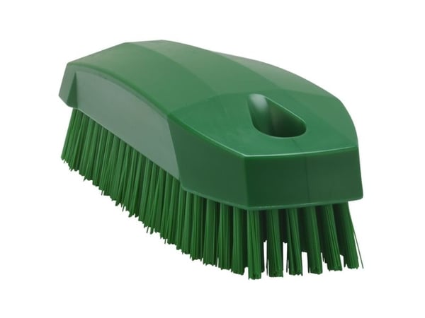 Neglebørste/Håndbørste Vikan stiv L130xB50xH40mm uden greb grøn,1 stk