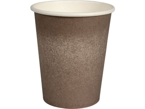 Kaffebæger The Swan, ABENA Gastro, 9,1cm, Ø8cm, 24 cl, 28 cl, grå, pap/PE - (20 stk.)
