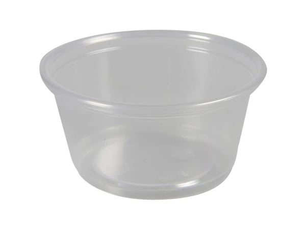 Portionsbæger, ABENA Cater-Line, 3cm, Ø6,2cm, 60 ml, 60 ml, klar, PP, 60 ml - (20 stk.)